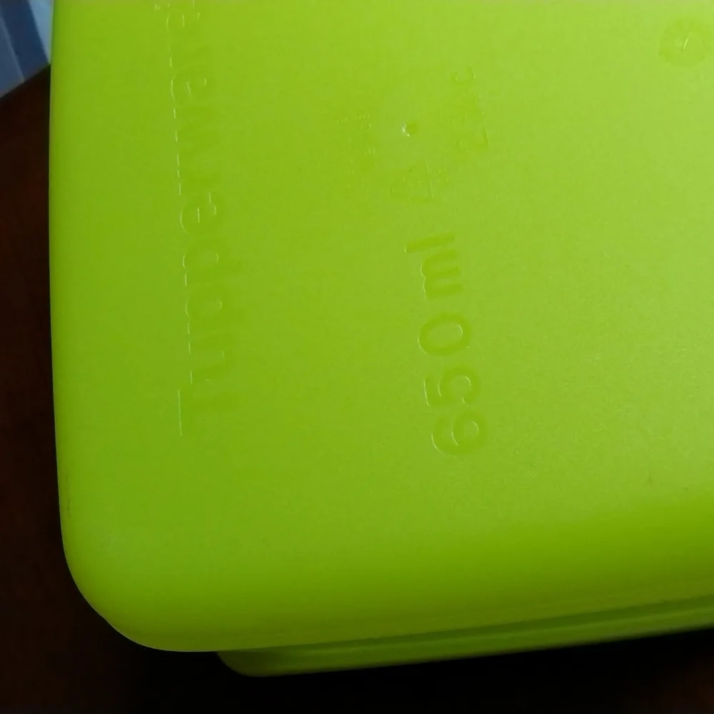 2 New Tupperware 650ML Food Storage Containers